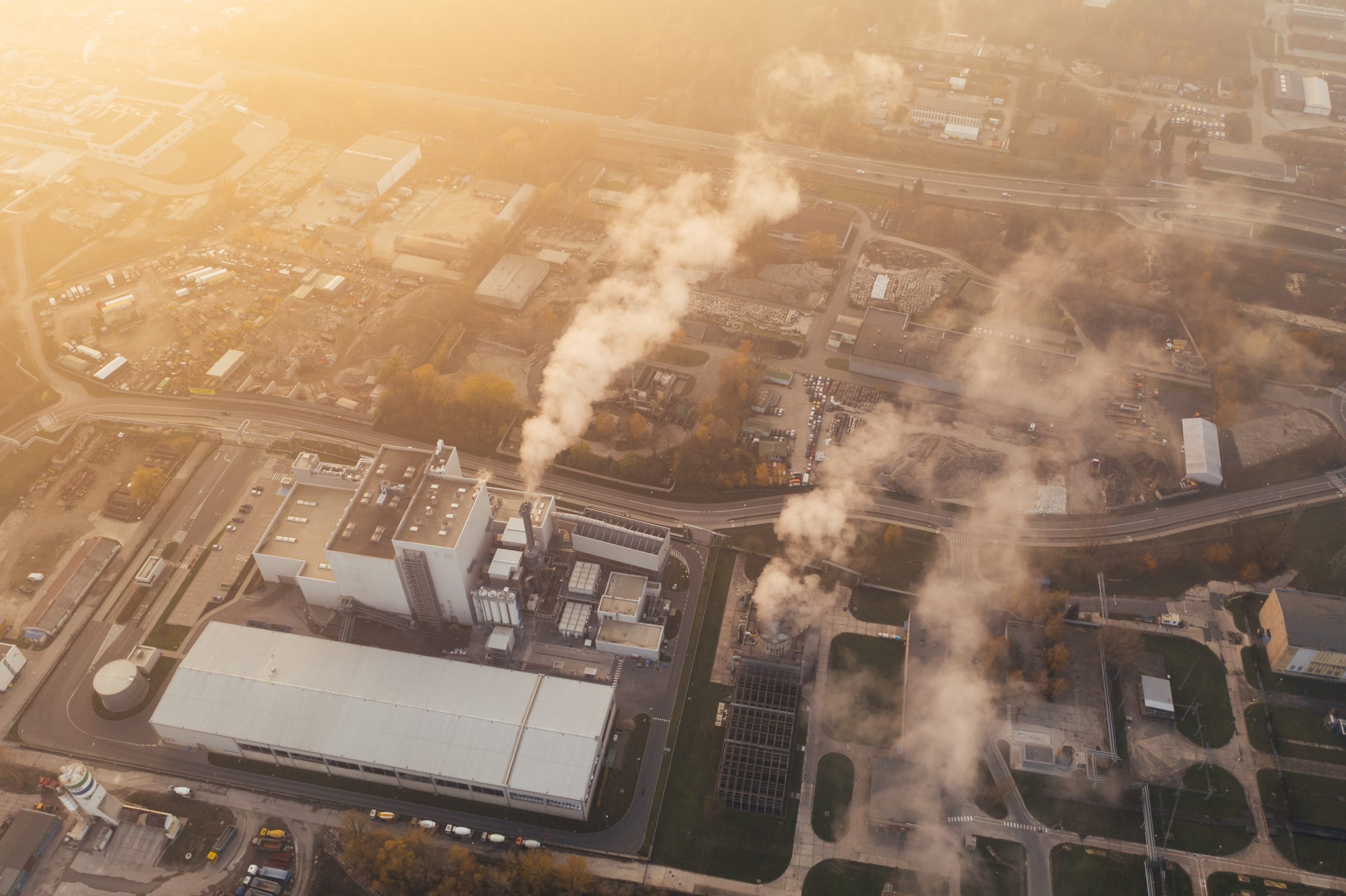 Une usine industrielle